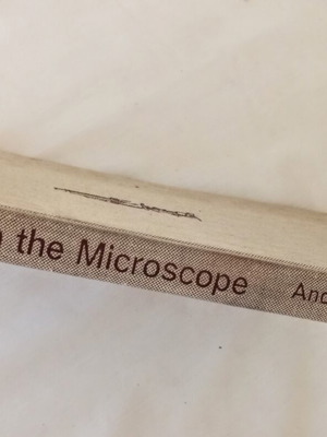 Through the Microscope vintage science book used