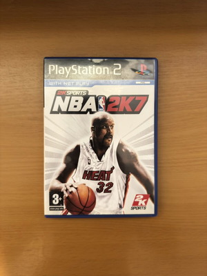 NBA 2K7 PS2 game used, complete in box with manuals