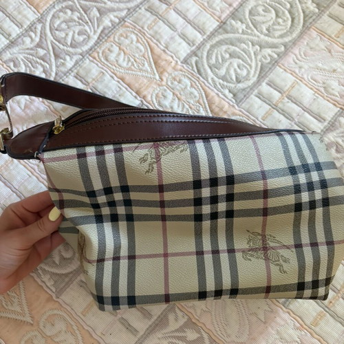 Burberrys shoulder bag like new, beige and brown