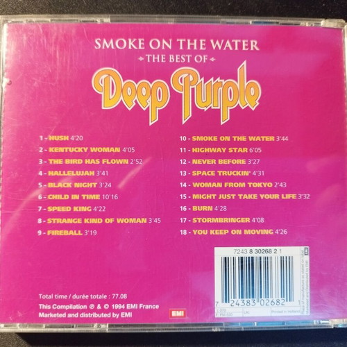 Deep Purple Smoke on the Water The Best of CD used, rock