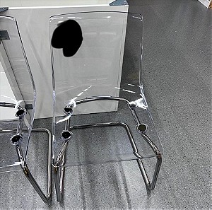 2 Καρέκλες διαφανές IKEA