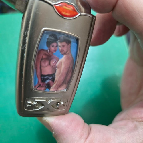 Set of 2 metal XXX lighters