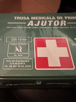 Car first aid kit sealed, type approval 2026