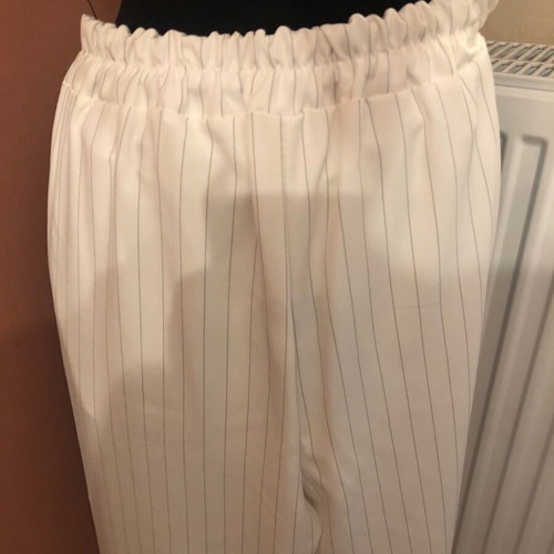 Striped Salvari Pants new, white and black