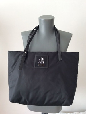Armani Exchange Backpack lightweight nylon black like new