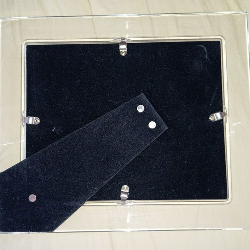 Glass photo frame like new, 33x28cm for 25x20cm photos