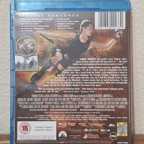 Lara Croft Tomb Raider Uncut Edition Blu-ray