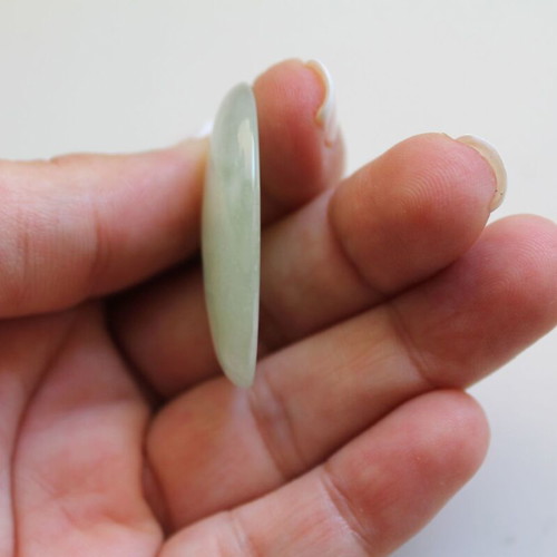 Cabochon New Jade light green for jewelry making 30x40mm