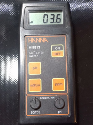 Hanna HI9813 pH, EC and TDS meter used without probes
