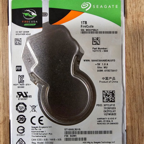 Seagate FireCuda Compute ST1000LX015 1TB 2.5 inch HDD used