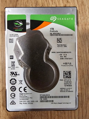 Seagate FireCuda Compute ST1000LX015 1TB 2.5 inch HDD used