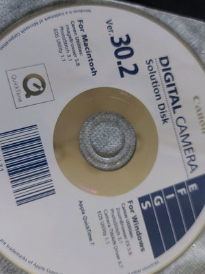Canon SD750 DIGITAL software disk new
