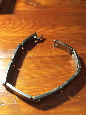 Handcuff bracelet used, length 22cm