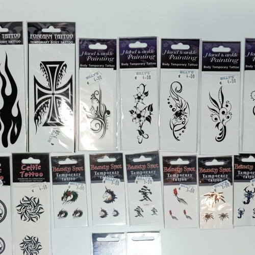 Temporary Body Tattoo Stickers new, pack