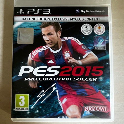 Pro Evolution Soccer 2015 PlayStation 3 like new