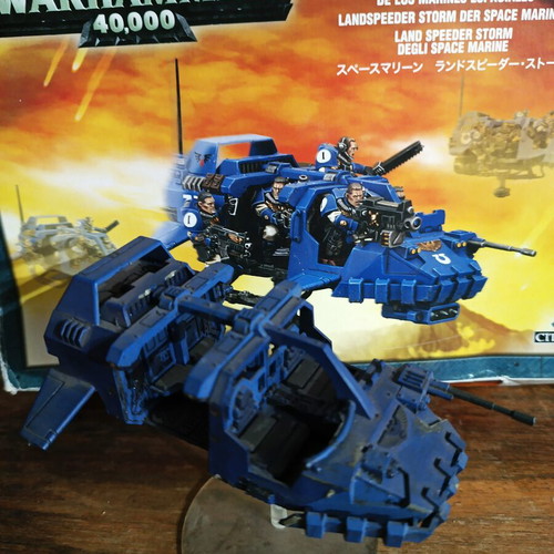 Space Marine Land Speeder Storm Warhammer model