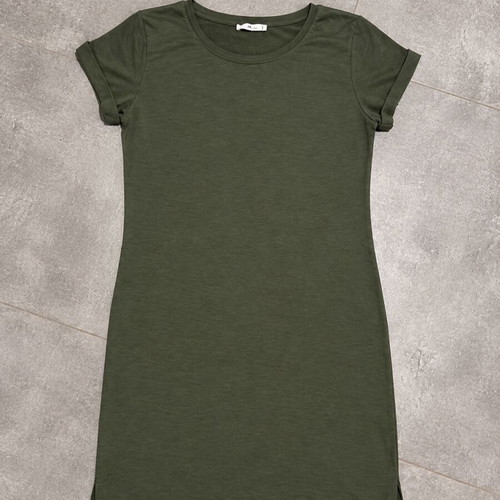 Calliope khaki basic dress like new, size M