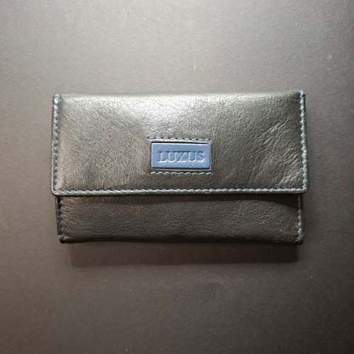 Luxus leather key wallet new, black