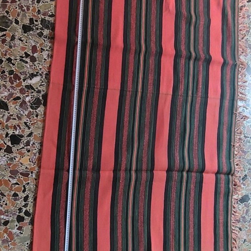 Woven rug or throw or blanket on loom, dimensions 172x2.12