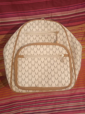 Women's backpack bag like new, white