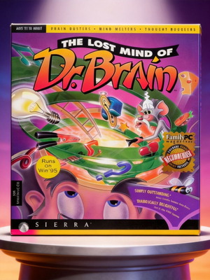 The Lost Mind of Dr. Brain PC game like new, adventure