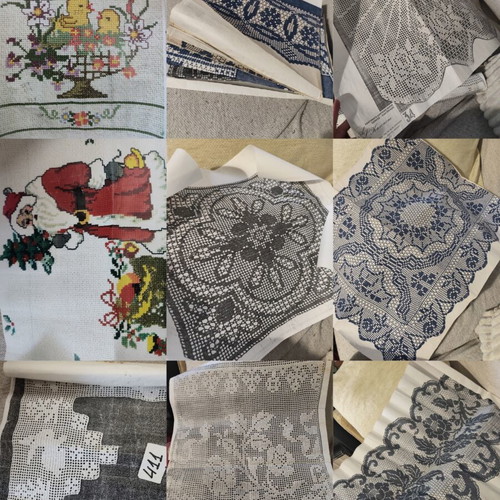 Embroidery patterns set like new, 30 printed designs