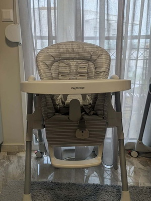 Peg Perego highchair foldable with adjustable height like new