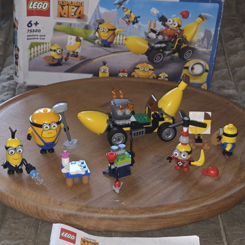 LEGO Despicable Me 4 Minions and Banana Car set, used
