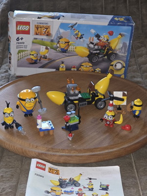 LEGO Despicable Me 4 Minions and Banana Car set, used