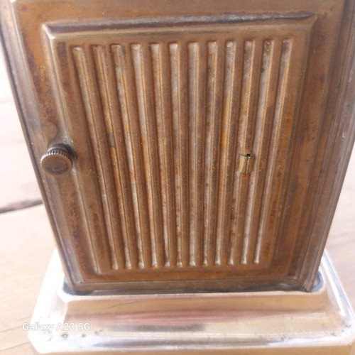 Musical Travel Clock used, analog, tabletop, 1900s 1910s