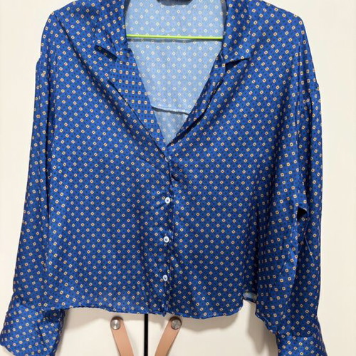 Zara short checkered shirt like new, worn twice