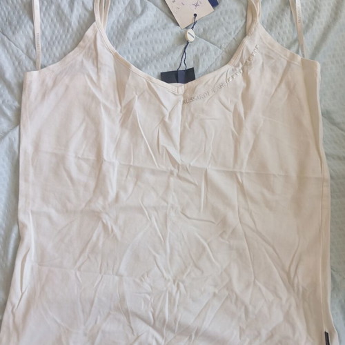 Trussardi Jeans white stylish tank top