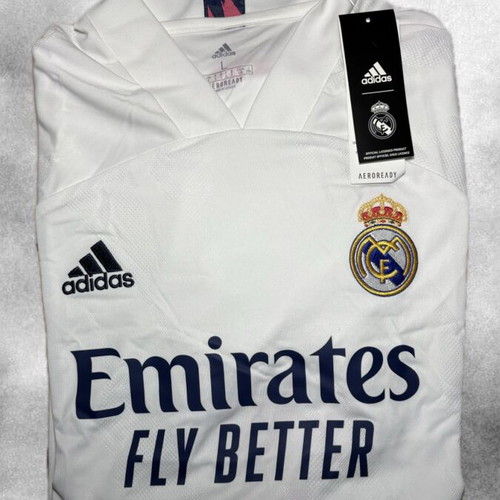 Adidas Real Madrid Home Jersey brand new with tags, white with pink