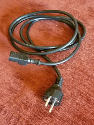 Computer power cable used, 2 m