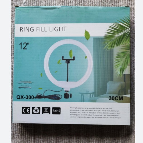 Ring Fill Light 12" new, ideal for photography and livestreaming