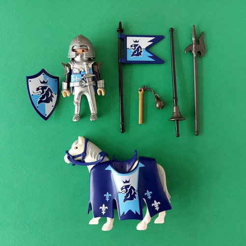 Playmobil Ιππότης μπλε λιονταριού μεταχειρισμένος