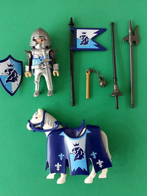 Playmobil Ιππότης μπλε λιονταριού μεταχειρισμένος