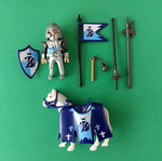 Playmobil Ιππότης μπλε λιονταριού μεταχειρισμένος