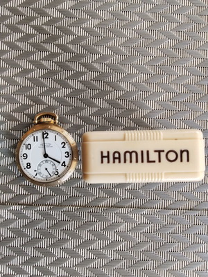 Ρολόι τσέπης Hamilton Railway Special 23 Rubin vintage