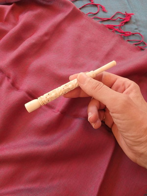 Carved Smoking Pipe from Bone 19th Century like new