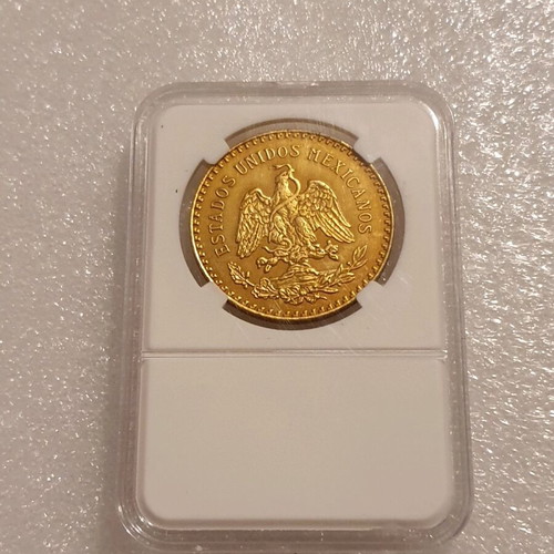 Mexican 50 Pesos commemorative coin gold plated new