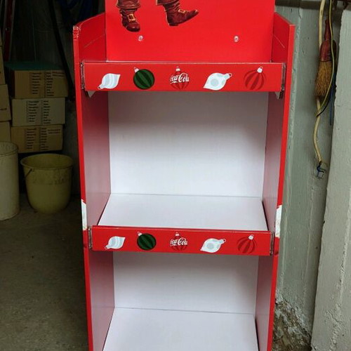 Children's bookshelf used with Christmas Santa Claus theme