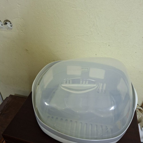 Chicco Microwave Sterilizer used with transparent lid
