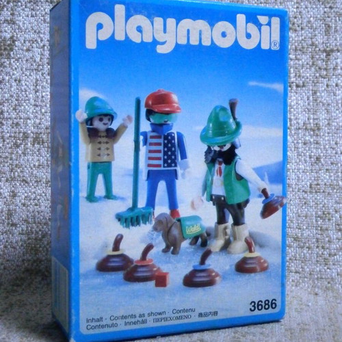 Playmobil 3686 Curling Game Winter Fun Family Snow sealed