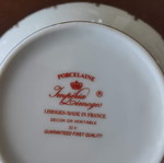 Imperia Limoges porcelain jug hand-painted, like new, 22 ct gold