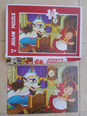 Red Riding Hood puzzle, 24 pieces