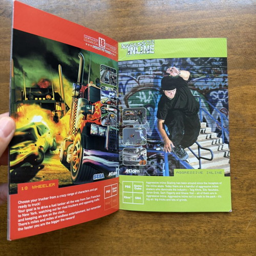 Acclaim 2002 Release booklet like new