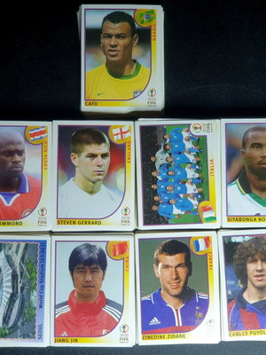 Χαρτάκια Panini 2002 Fifa World Cup Korea Japan μεταχειρισμένα, 420 τεμάχια
