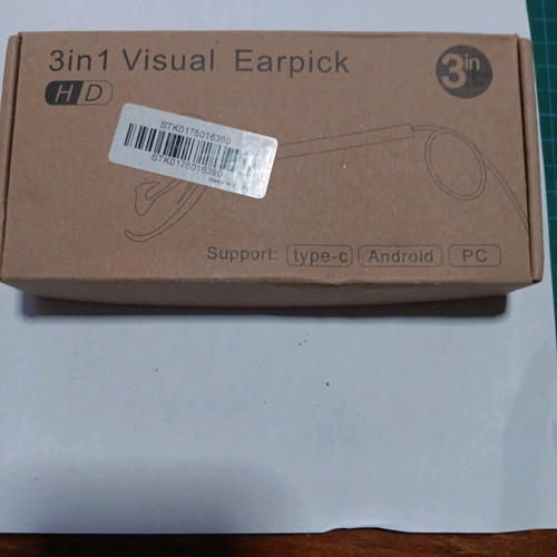 Visual Earpick 3 in 1 new, otoscope compatible with type C and Android