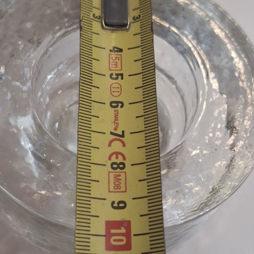 Vintage glass candle holder like new